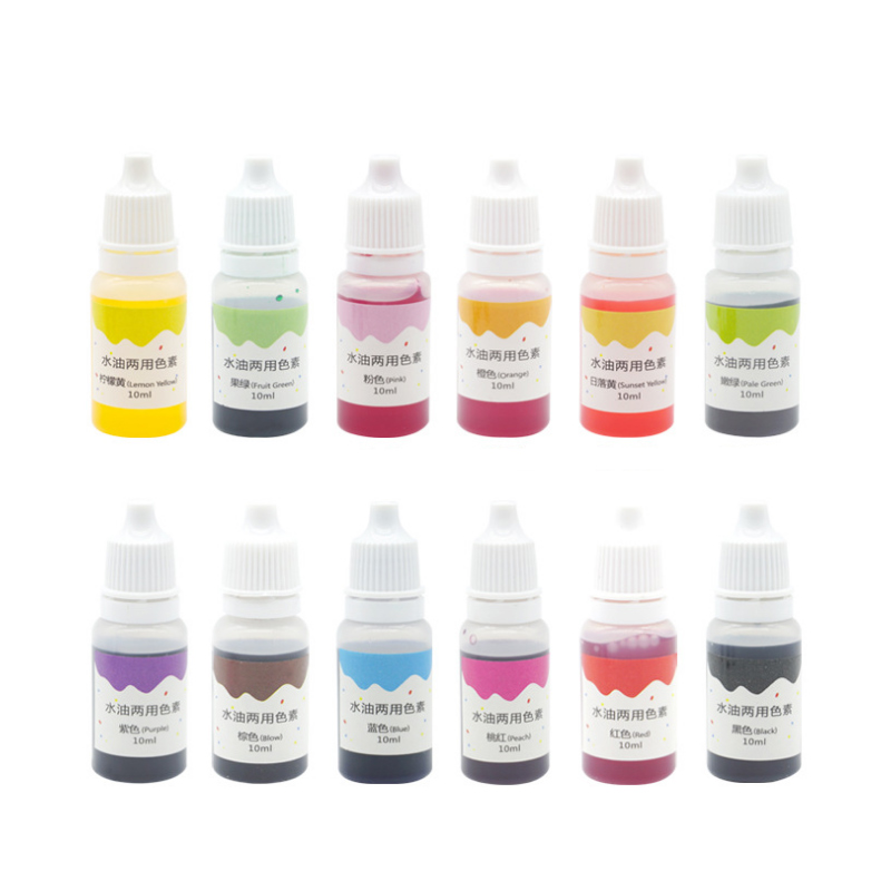 Soap Making Dye - 10ml สบู่แฮนด์เมดสีย้อมฐานสี Liquid Pigment DIY สบู่สีชุดเครื่องมือ