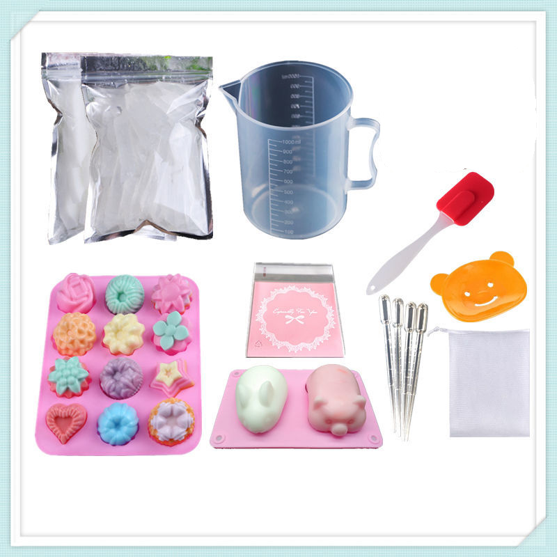 Soap Making Starter Kit - มัลติฟังก์ชั่น DIY สบู่แฮนด์เมดวัสดุชุดสบู่ทําชุดวัสดุสําหรับนักเรียนชั้นประถมศึกษาและมัธยมศึกษา LF319
