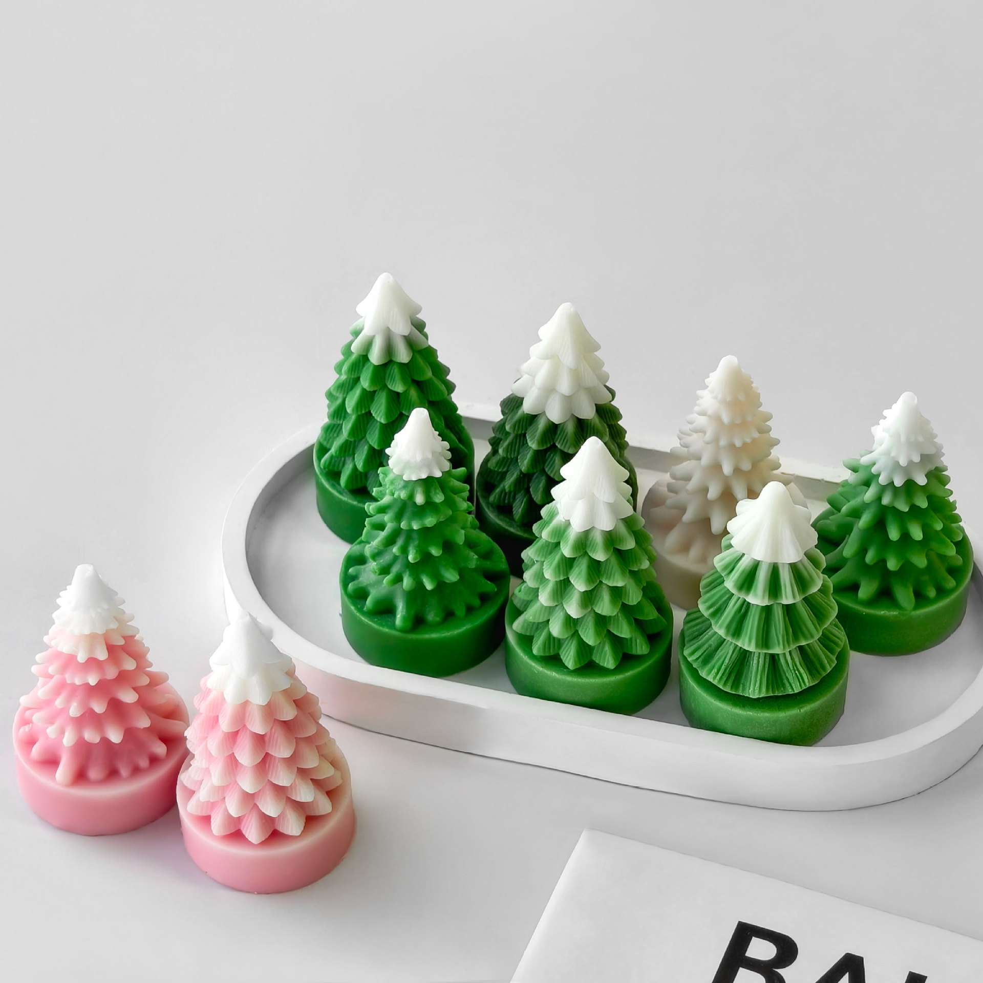Soap Making Fragrance - DIY Mini Christmas Tree แม่พิมพ์ซิลิโคน Handmade