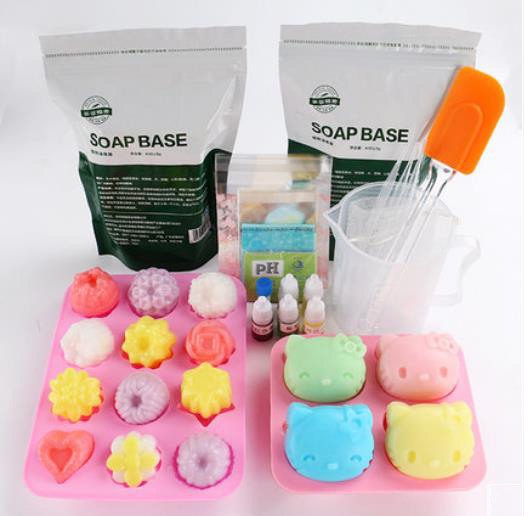 Soap Making Starter Kit - เกรดอาหารเพื่อสุขภาพซิลิโคน Handmade SOAP Mold DIY Handmade