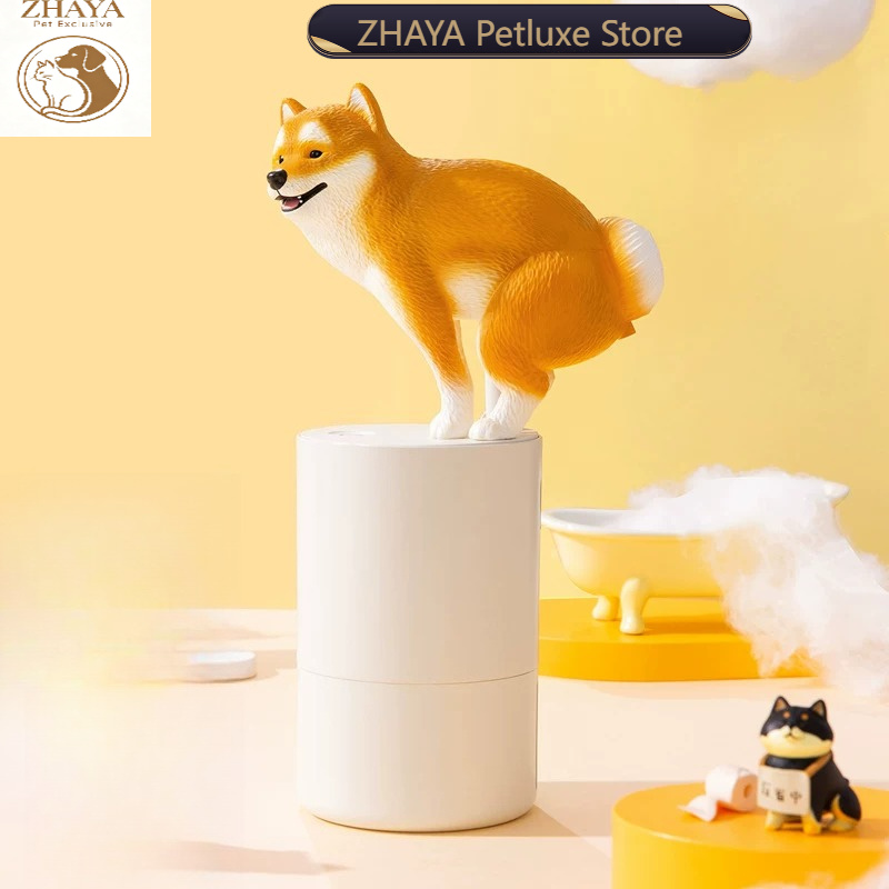 Soap Making Machine - เครื่องจ่ายสบู่อัตโนมัติรูปสุนัขพันธุ์ชิบะอินุ ZHAYA ของขวัญตลกขบขัน ของที่ระลึกสำหรับวันรับปริญญา ของตกแต่งห้องน้ำ ของใช้ในห้องน้ำ