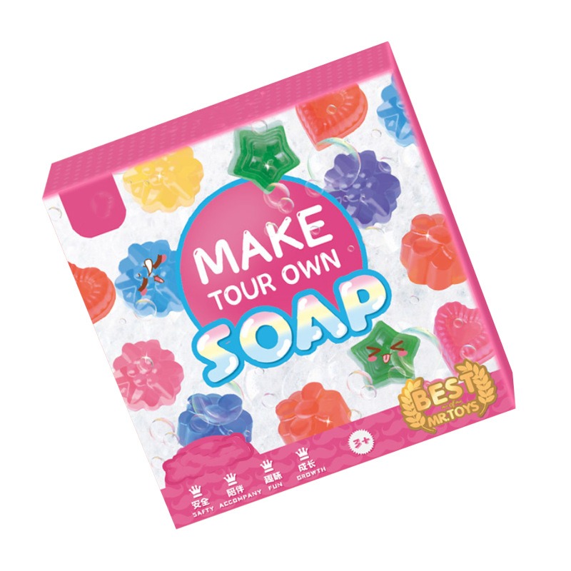 Soap Making Game - DIY สบู่แฮนด์เมดคริสตัลสบู่สบู่ทําวัสดุสาวชุดของเล่นของขวัญวันเกิดทําสบู่ KitDIY สบู่แฮนด์เมด