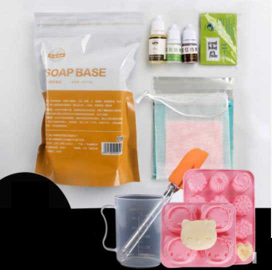 Soap Making Starter Kit - DIY Handmade Silk Protein สบู่ฐานเด็กทําอุปกรณ์สบู่ชุดเครื่องมือหัตถกรรมล้างหน้า Body