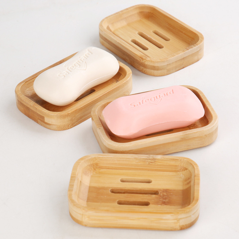Soap Making Dye - ที่วางสบู่ไม้ไผ่ 1 ชิ้น, ที่วางสบู่ก้อน, ถาดสบู่สำหรับห้องอาบน้ำ ห้องน้ำ