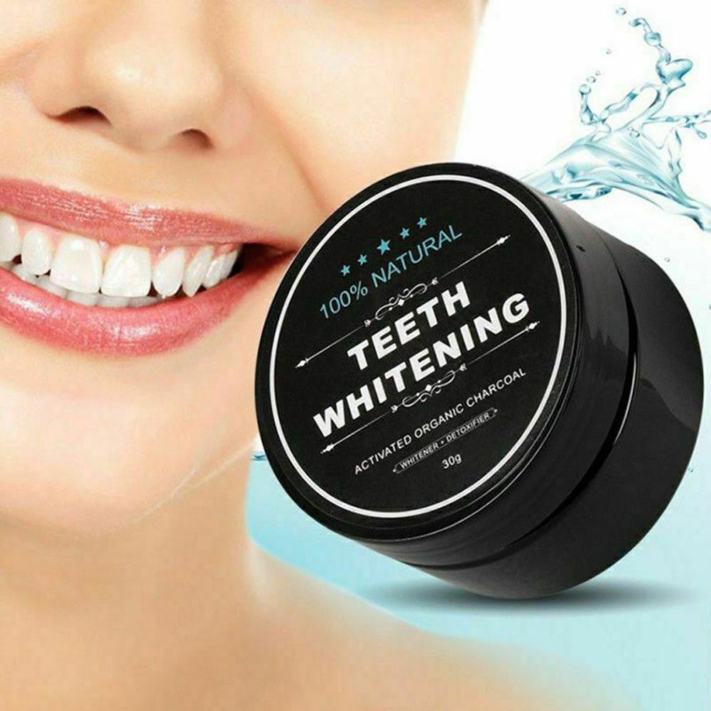 Activated Charcoal Powder - ผงฟอกสีฟัน 30 กรัม ถ่านดูแลช่องปาก ทำความสะอาดฟันด้วยถ่านธรรมชาติ ถ่านที่มีประสิทธิภาพ
