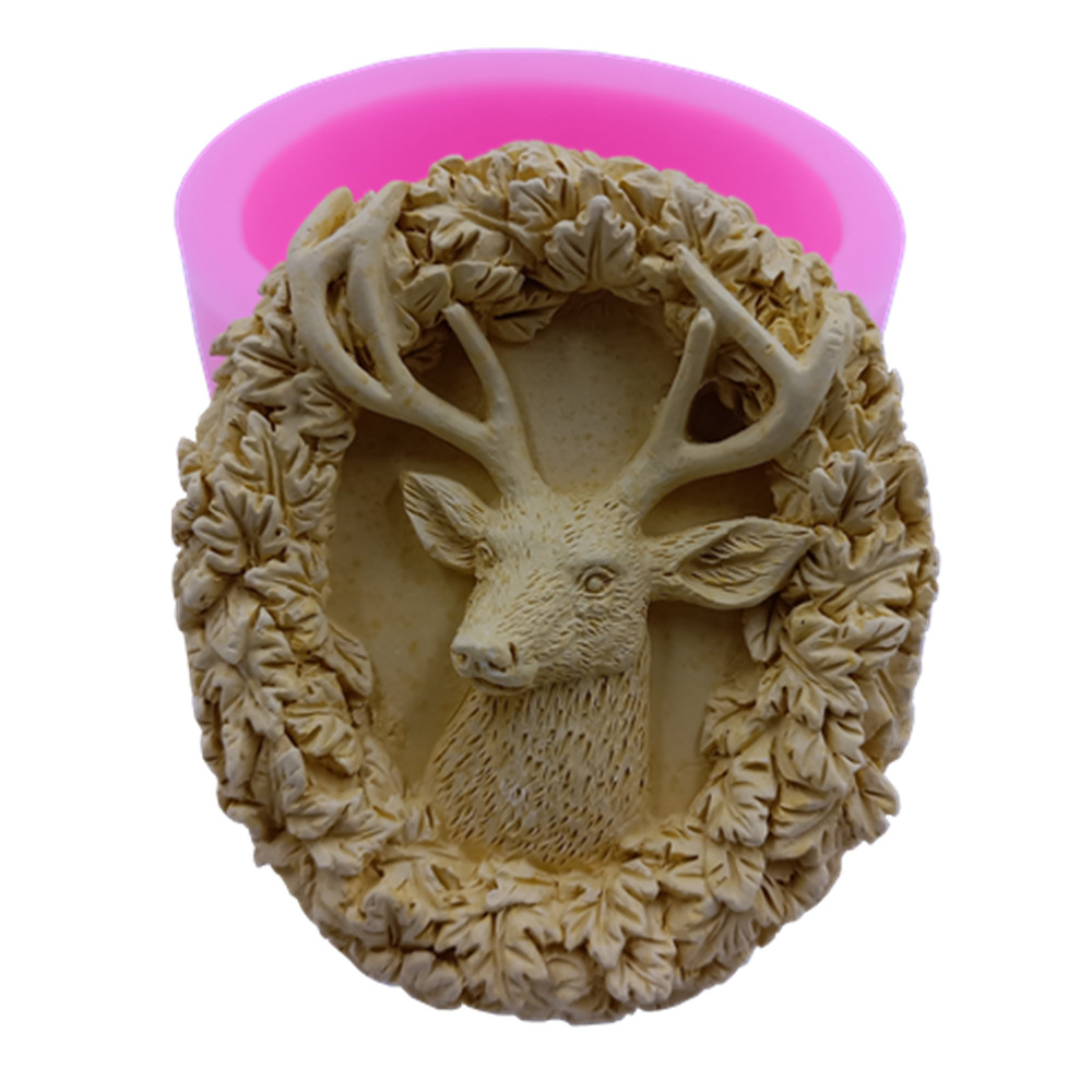 Soap Making Recipes - กวางออกแบบสบู่ซิลิโคนแม่พิมพ์สําหรับทําสบู่ Mousse เค้กแม่พิมพ์น้ํามันหอมระเหยขี้ผึ้งยิปซั่มเรซิ่นหัตถกรรมแม่พิมพ์