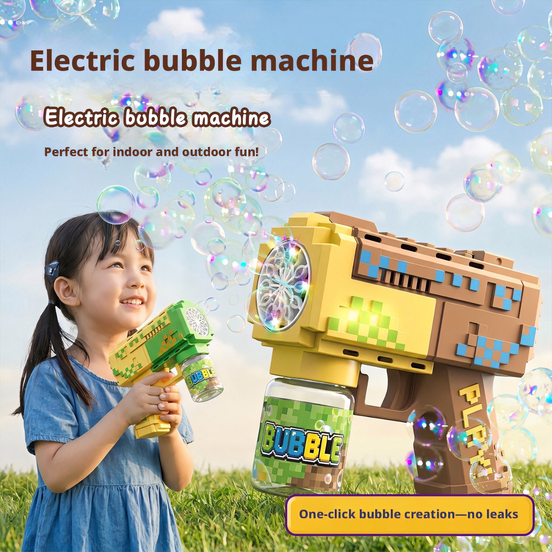 Soap Making Game - เครื่องทำฟองสบู่สำหรับเด็ก ของเล่นปืนฟองสบู่อัตโนมัติ เครื่องเป่าสบู่อัตโนมัติ ของเล่นเกมกลางแจ้งสำหรับเด็ก ของขวัญฟองสบู่สำหรับชายหาดและกิจกรรมกลางแจ้ง