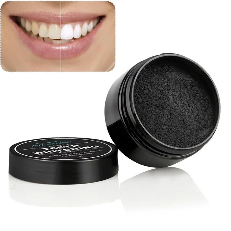 Activated Charcoal Powder - ผงถ่านชาร์โคลสำหรับฟอกฟัน เกรดอาหาร ผลิตภัณฑ์ฟอกสีฟันด้วยถ่านชาร์โคล ทำความสะอาดฟันด้วยผงถ่านชาร์โคลดำ