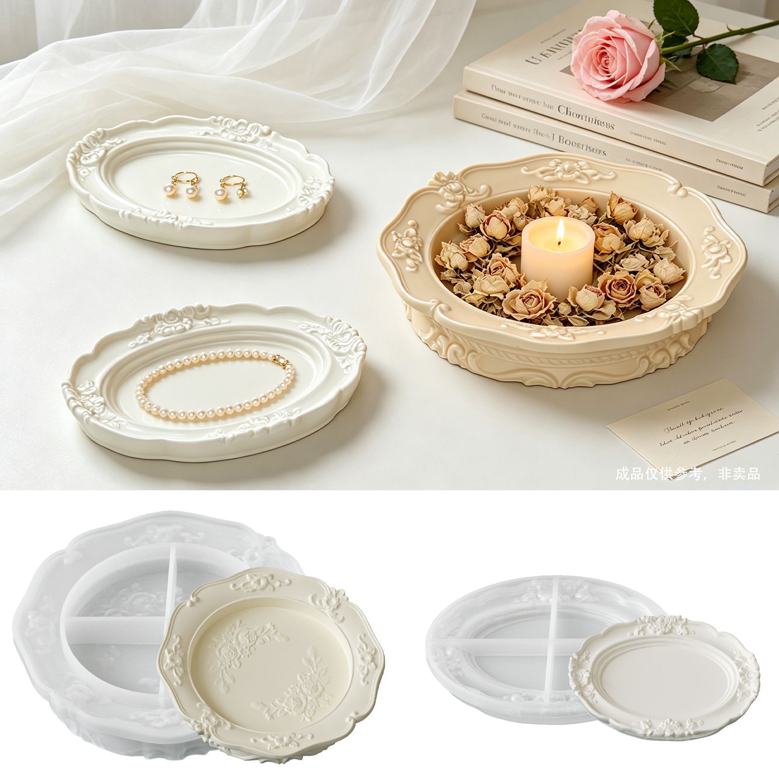 แม่พิมพ์ซิลิโคนลายลูกไม้บาโรกส - Soap Making Scents บทวิจารณ์และราคา