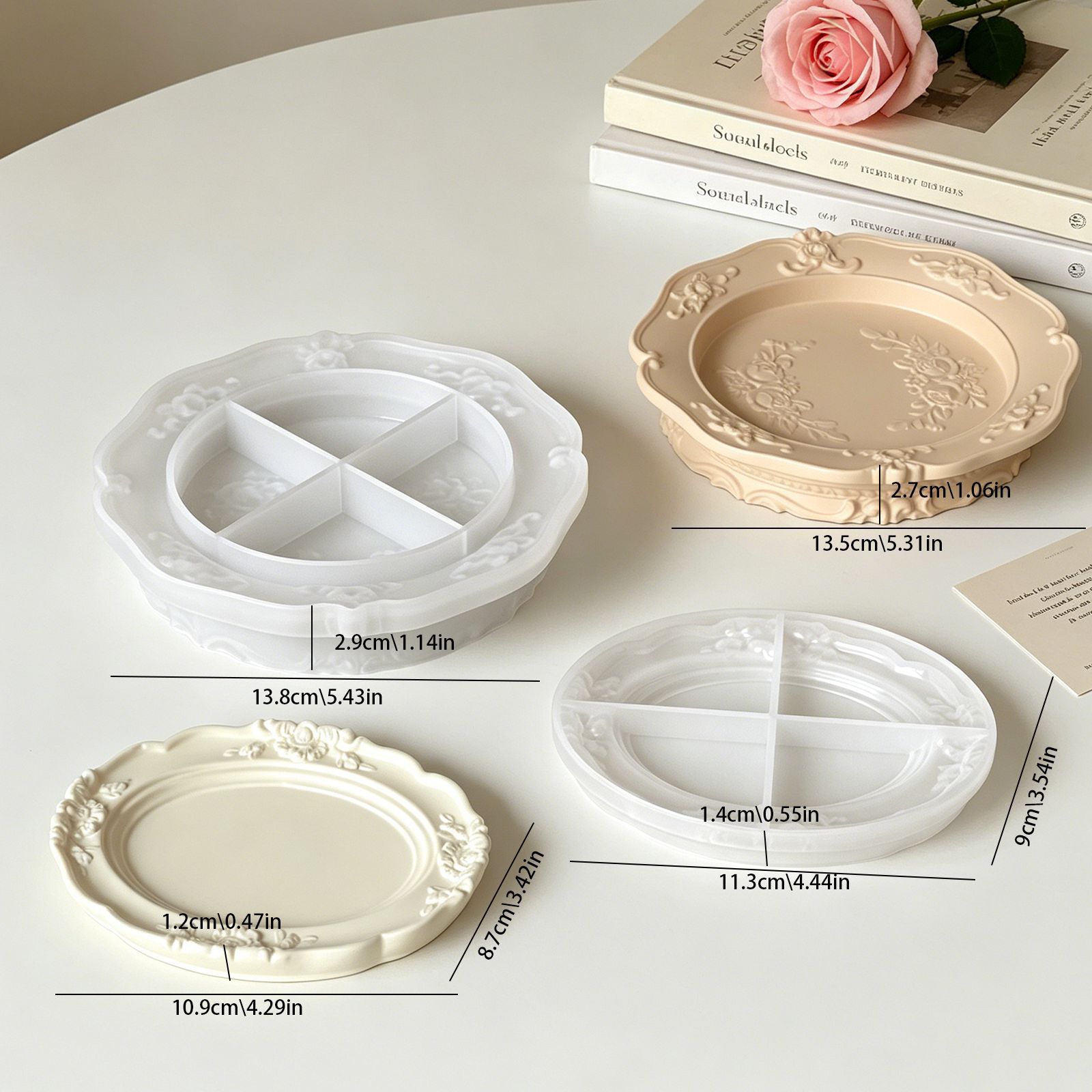 แม่พิมพ์ซิลิโคนลายลูกไม้บาโรกส - Soap Making Scents บทวิจารณ์และราคา