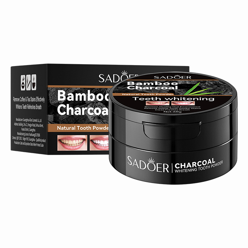 60g ฟันไวท์เทนนิ่งผง Activated - Activated Charcoal Powder บทวิจารณ์และราคา