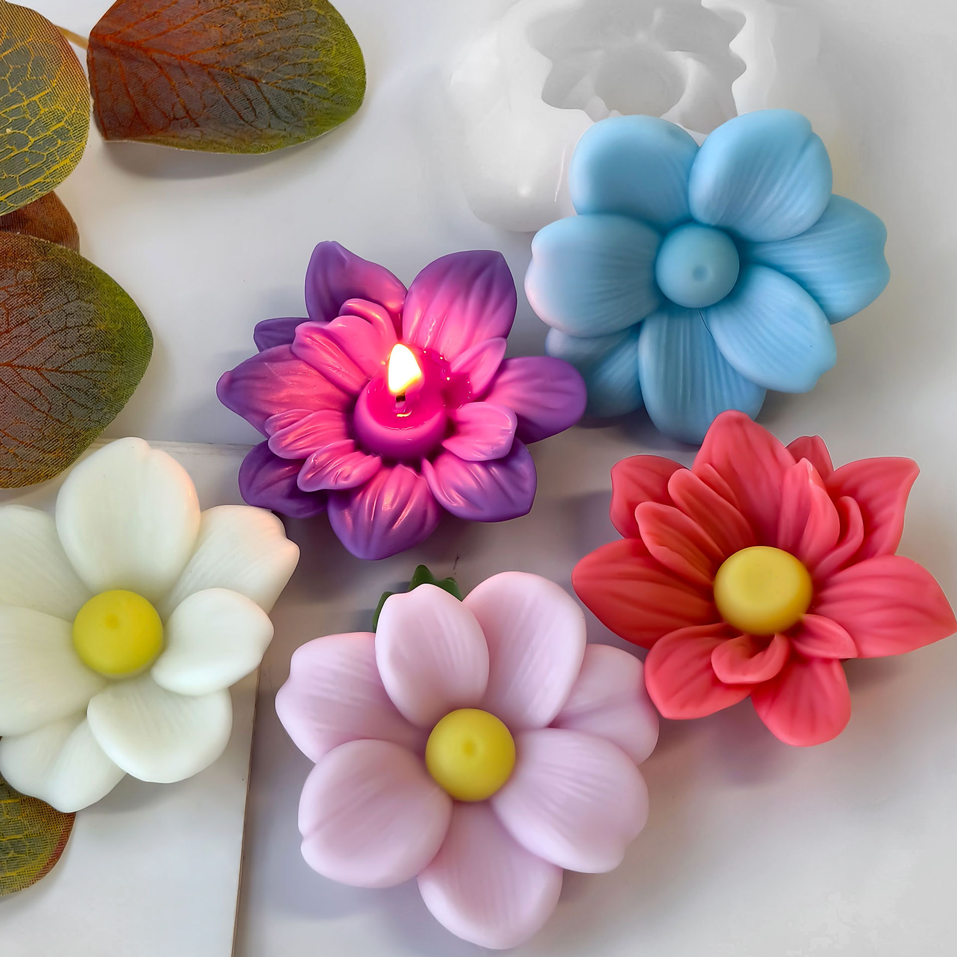 DIY ดอกไม้ AROMA เทียนแม่พิมพ์ - Soap Making Fragrance บทวิจารณ์และราคา