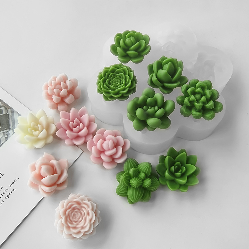 แม่พิมพ์ซิลิโคนรูปกระบองเพชร 7 - Soap Making Fragrance บทวิจารณ์และราคา
