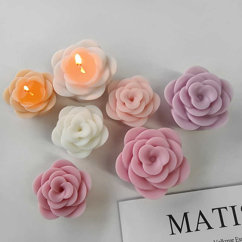 DIY Rose ดอกไม้แม่พิมพ์ซิลิโคน - Soap Making Recipes บทวิจารณ์และราคา