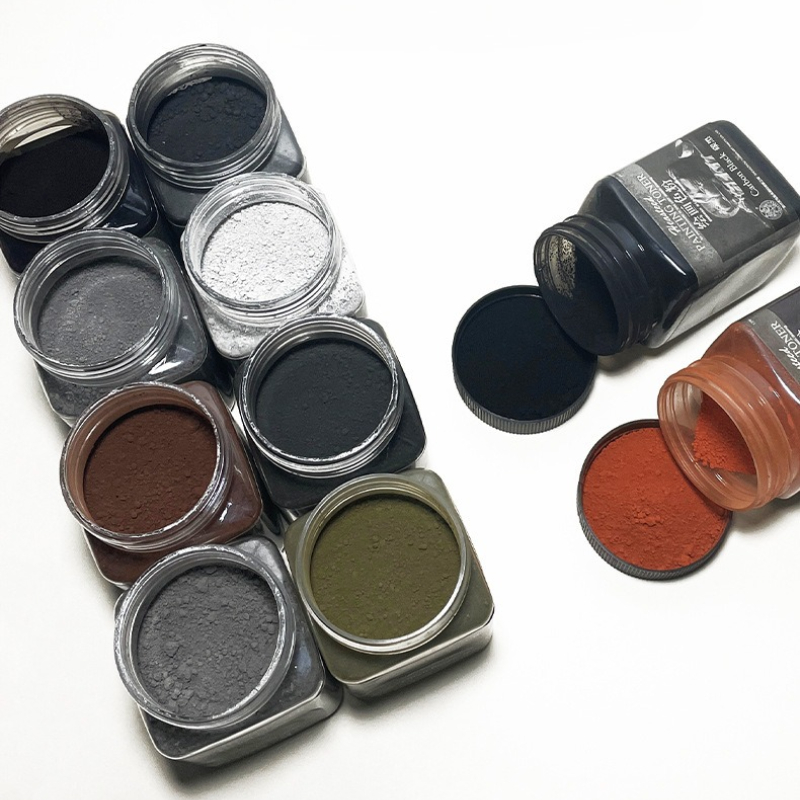 ผงสีสำหรับวาดภาพ 10 สี แบบแห้ง - Activated Charcoal Powder บทวิจารณ์และราคา