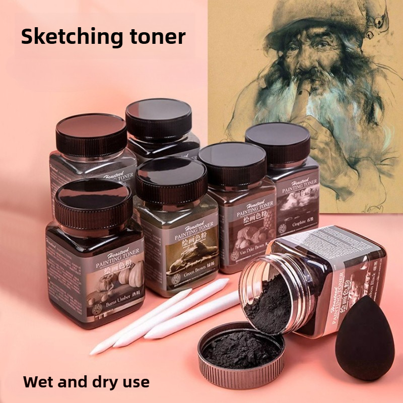 ผงสีสำหรับวาดภาพ 10 สี แบบแห้ง - Activated Charcoal Powder บทวิจารณ์และราคา