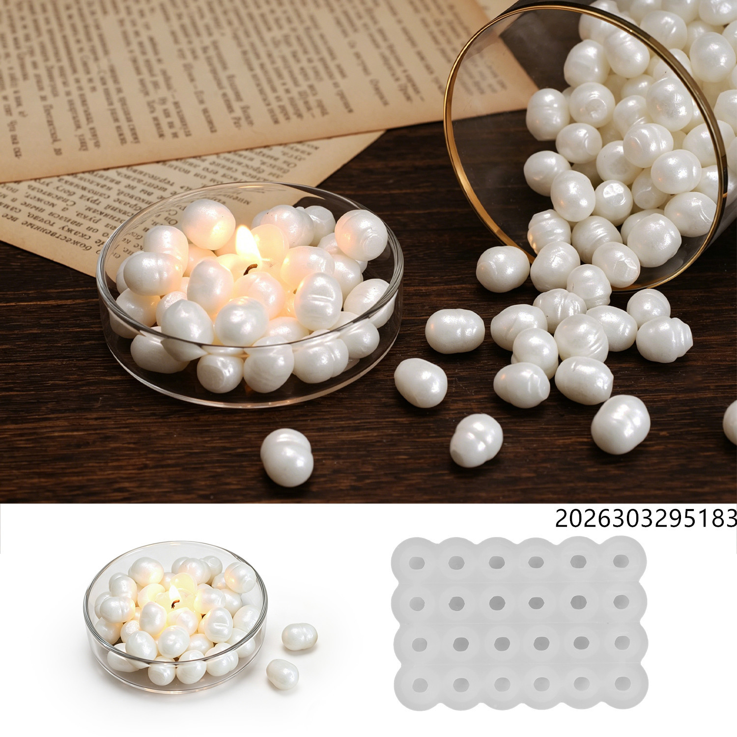 แม่พิมพ์เทียนหอมรูปไข่มุกทะเล, - Soap Making Scents บทวิจารณ์และราคา