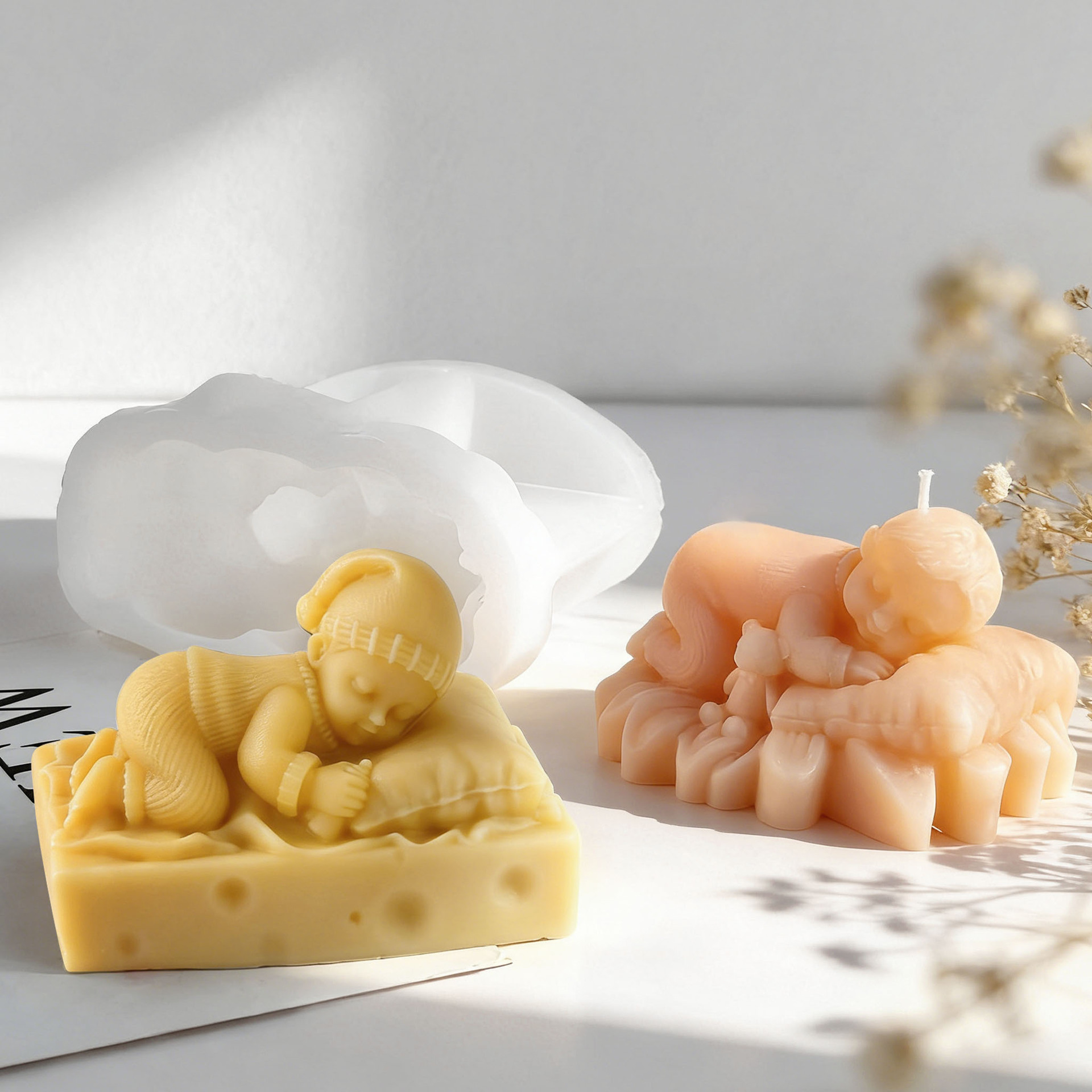 แม่พิมพ์เทียนซิลิโคนรูปเด็กทาร - Soap Making Fragrance บทวิจารณ์และราคา