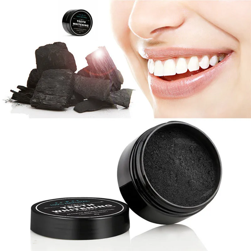 ผงถ่านกัมมันต์สีขาวบรรจุฟอกสีฟ - Activated Charcoal Powder บทวิจารณ์และราคา