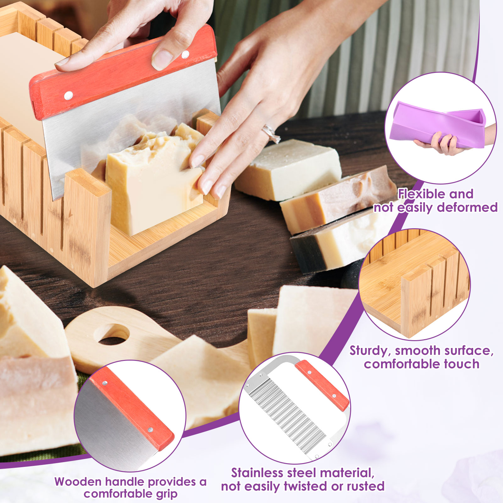 ชุดทำสบู่ DIY พร้อมแม่พิมพ์ กล - Soap Making Starter Kit บทวิจารณ์และราคา
