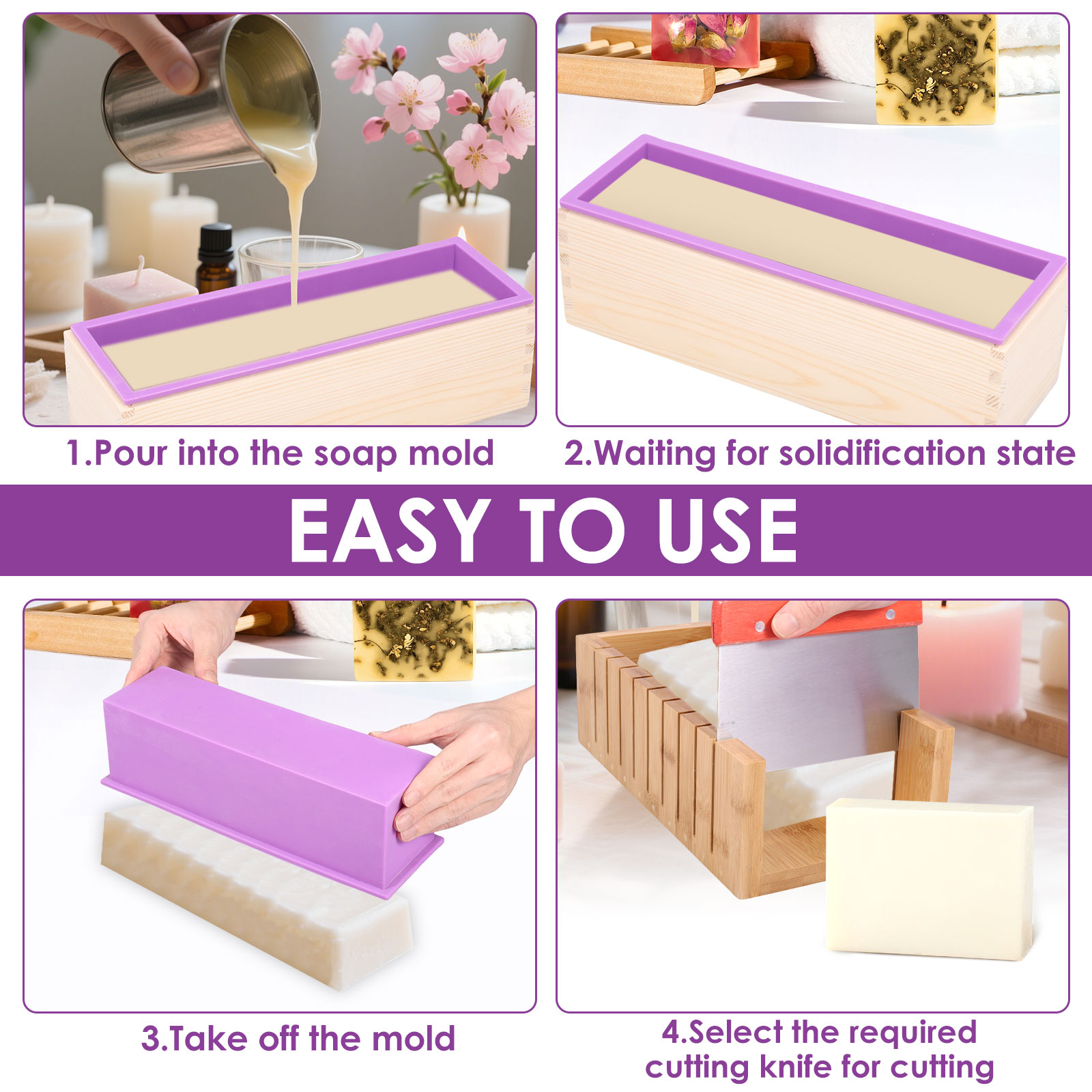 ชุดทำสบู่ DIY พร้อมแม่พิมพ์ กล - Soap Making Starter Kit บทวิจารณ์และราคา