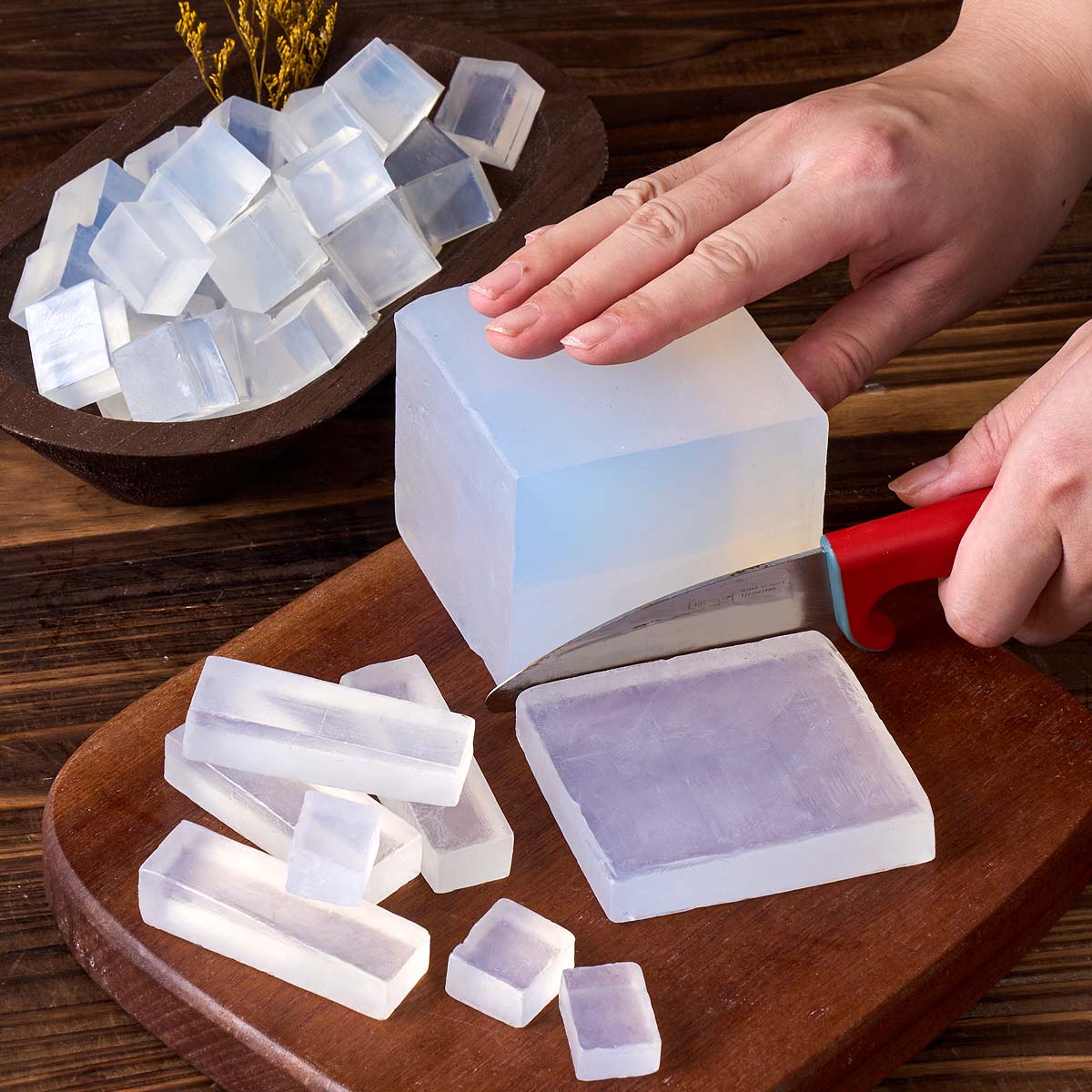เบสสบู่กลีเซอรีน 1000 กรัม สำห - Soap Making Glycerin บทวิจารณ์และราคา