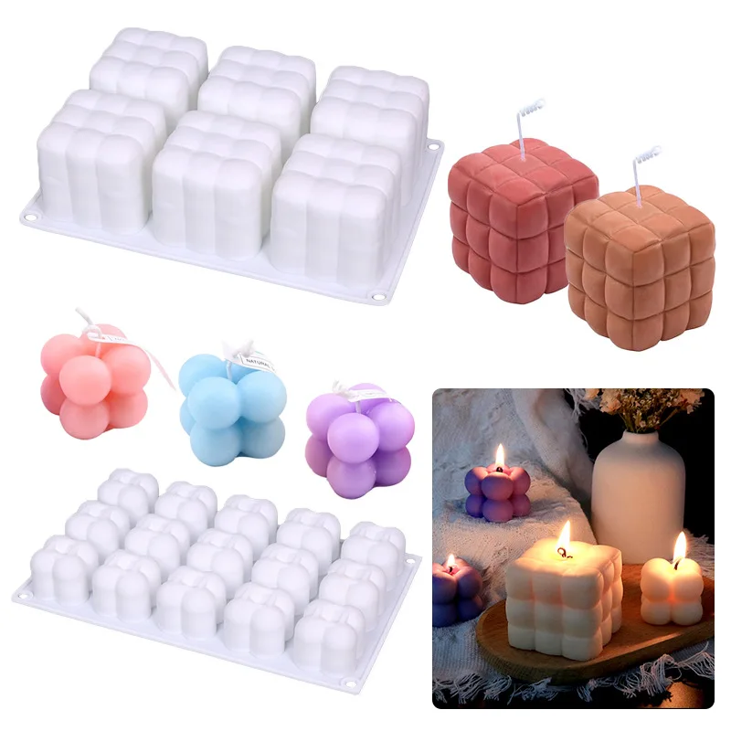 3D Bubble Cube เทียนชุดแม่พิมพ - Soap Making Kit Amazon บทวิจารณ์และราคา