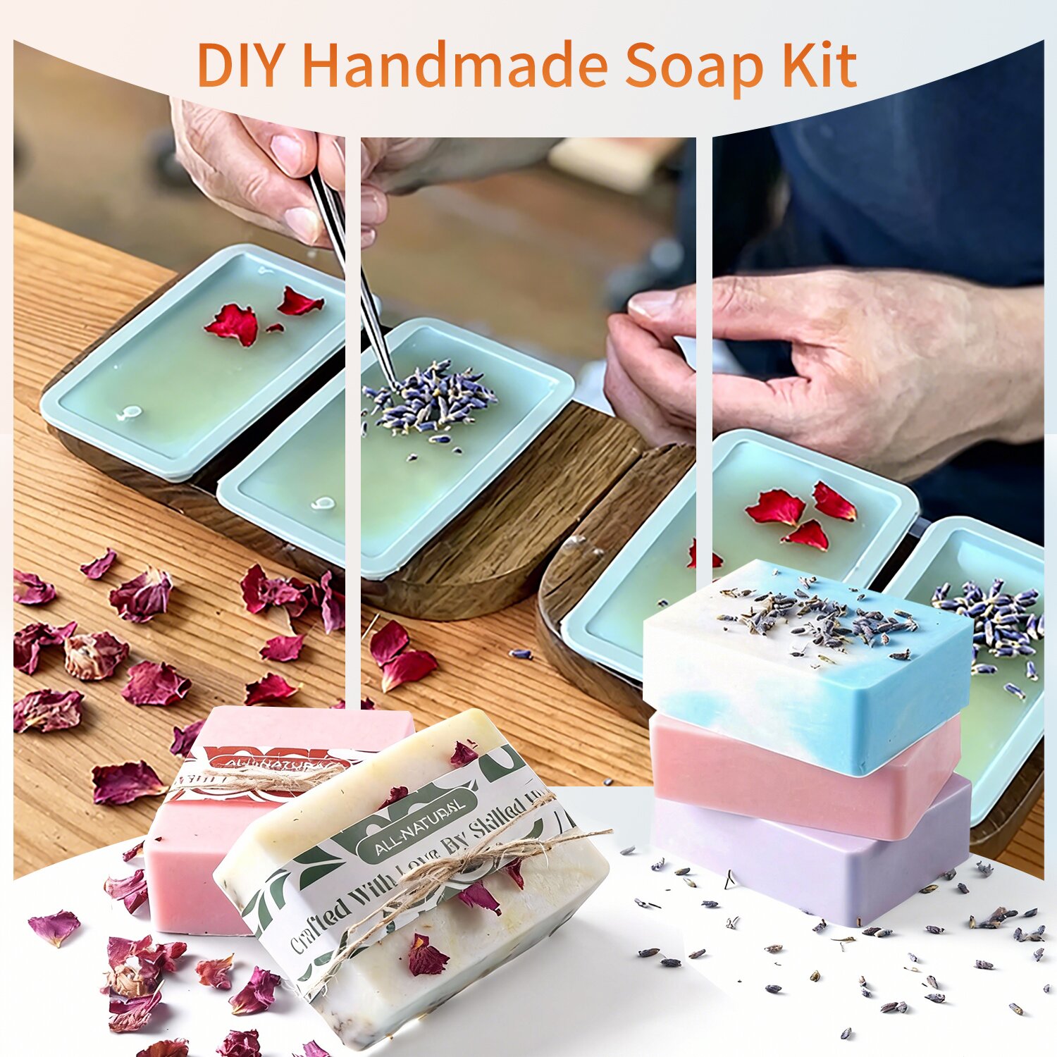 ชุดทำสบู่ดีลักซ์ระดับพรีเมียมข - Soap Making Starter Kit บทวิจารณ์และราคา
