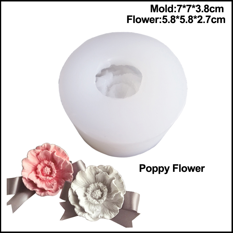 Hot Poppy Candle Moulds สบู่ M - Soap Making Recipes บทวิจารณ์และราคา