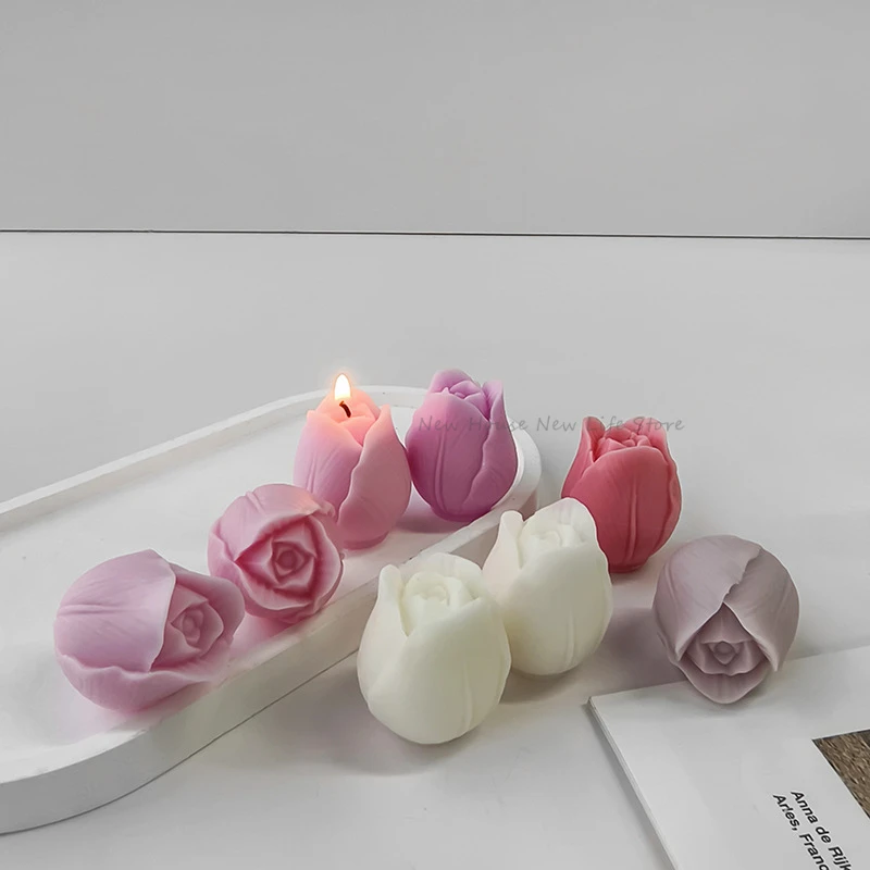 3D TULIP เทียนแม่พิมพ์ทําด้วยม - Soap Making Recipes บทวิจารณ์และราคา