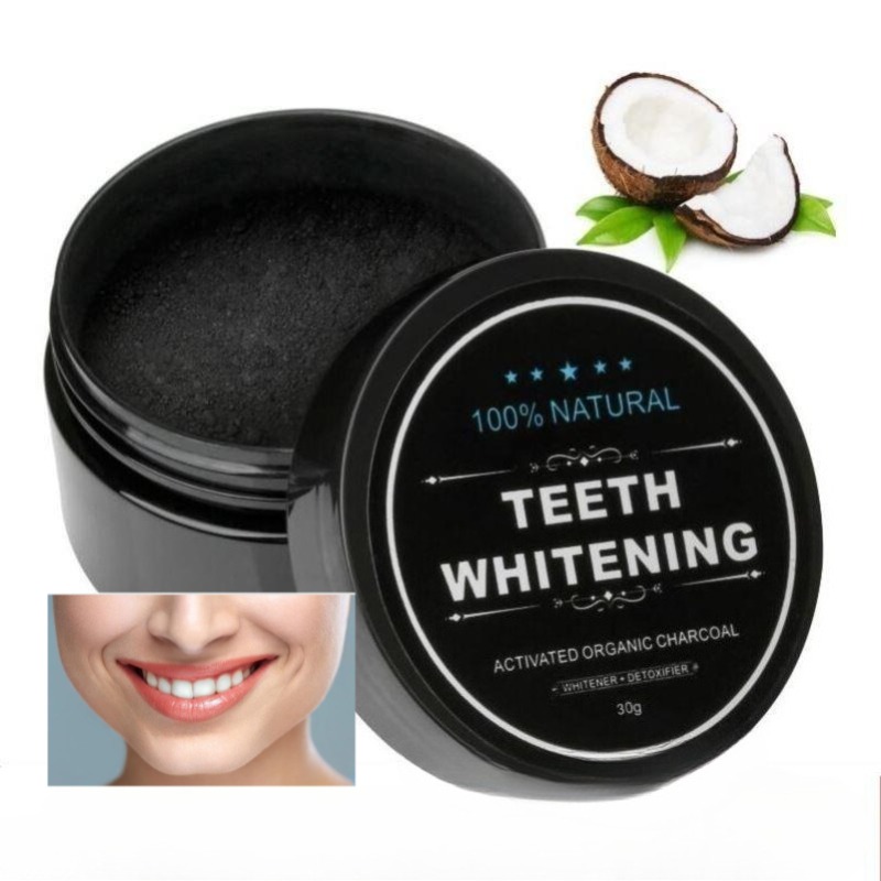 ผงฟอกสีฟันถ่านกัมมันต์ 1 กล่อง - Activated Charcoal Powder บทวิจารณ์และราคา