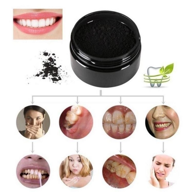 ผงฟอกสีฟันถ่านกัมมันต์ 1 กล่อง - Activated Charcoal Powder บทวิจารณ์และราคา