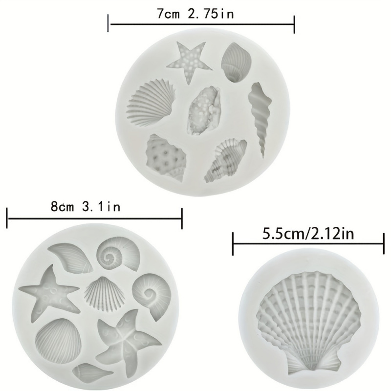 3 ชิ้น/เซ็ต ชุดแม่พิมพ์เปลือกห - Soap Making Kit Amazon บทวิจารณ์และราคา