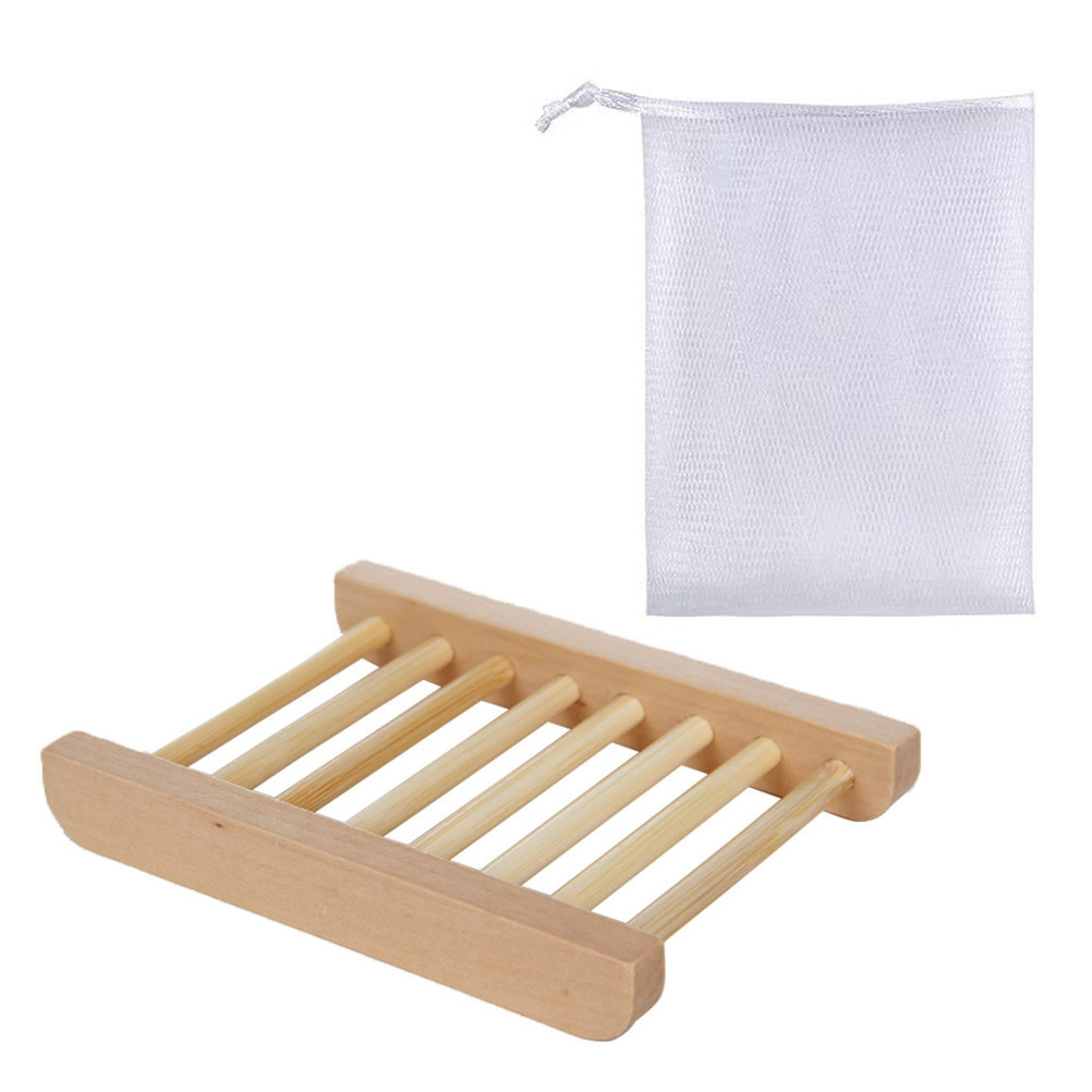 ชุด 1 ชิ้น: ที่วางสบู่ไม้ธรรมช - Soap Making Fragrance บทวิจารณ์และราคา