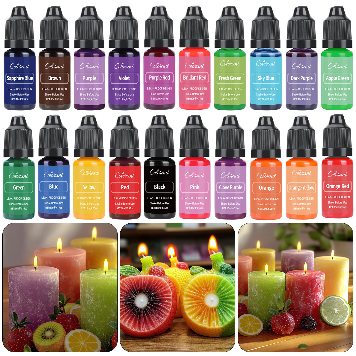 สีย้อมเทียนเหลวสำหรับทำเทียนขี - Soap Making Dye บทวิจารณ์และราคา