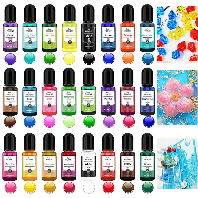 สีผสมเรซิ่นอีพ็อกซี่ชนิดน้ำ 10 - Soap Making Dye บทวิจารณ์และราคา