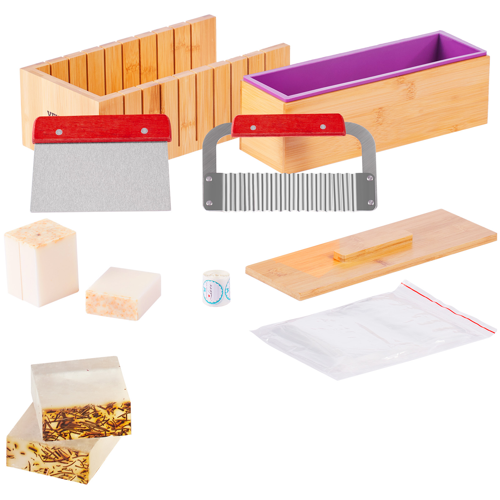 ชุดทำสบู่ VEVOR กล่องตัดไม้ไผ่ - Soap Making Fragrance บทวิจารณ์และราคา