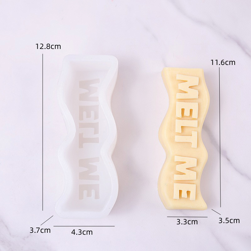 Wave Letter สโลแกนเทียนแม่พิมพ - Soap Making Recipes บทวิจารณ์และราคา