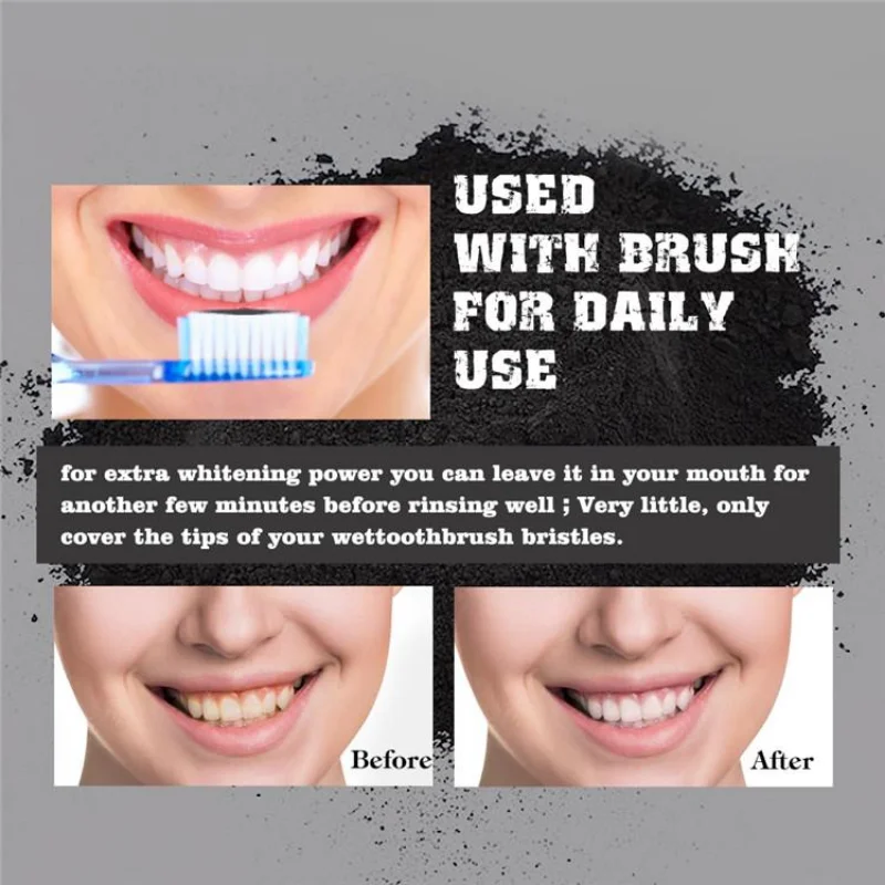 ผงถ่านชาร์โคลสำหรับฟอกฟัน เกรด - Activated Charcoal Powder บทวิจารณ์และราคา