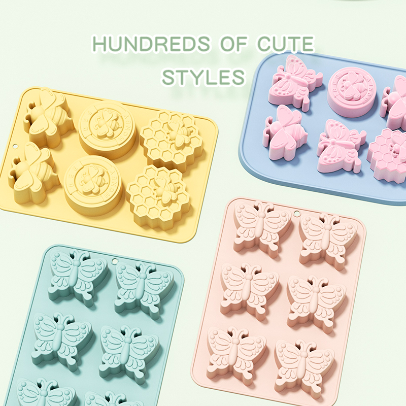6 หลุม 3D แมลงผีเสื้อซิลิโคนเค - Soap Making Recipes บทวิจารณ์และราคา